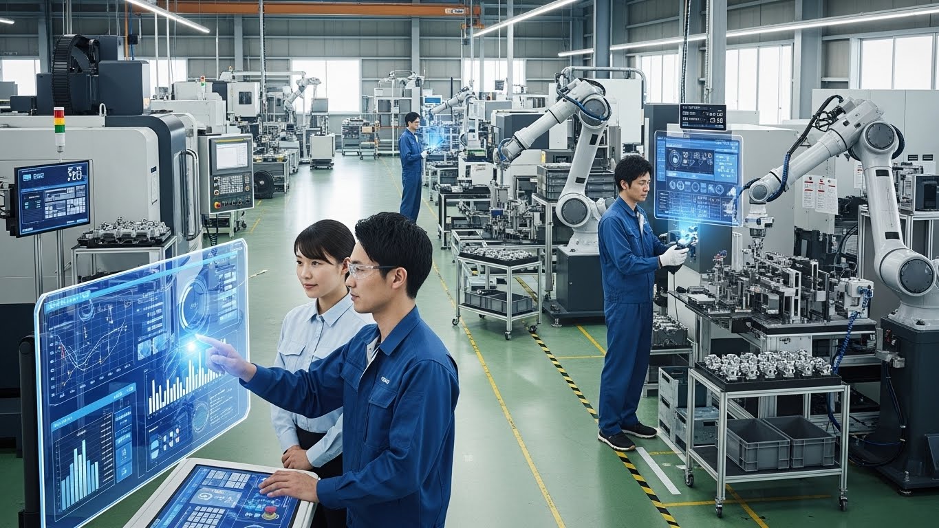 製造業での活用イメージ図